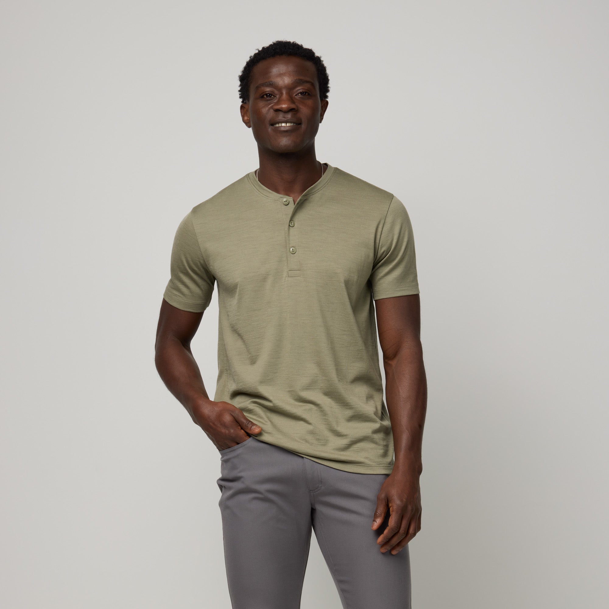 Men's Signature Short Sleeve Henley