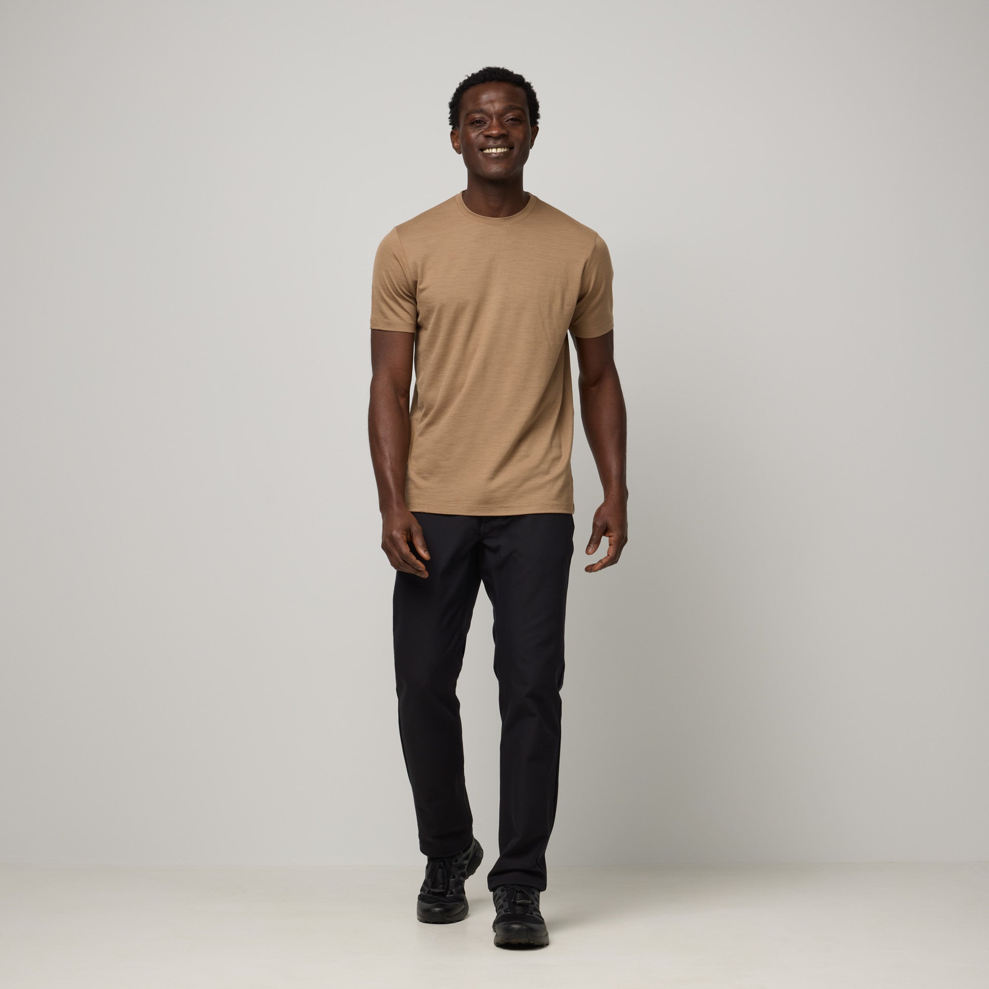 Men's 100% Wool Crew Neck Tee