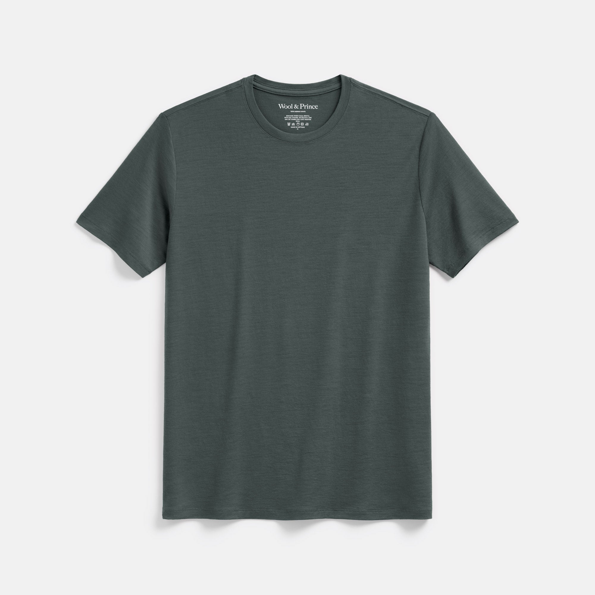 Men's 100% Wool Crew Neck Tee