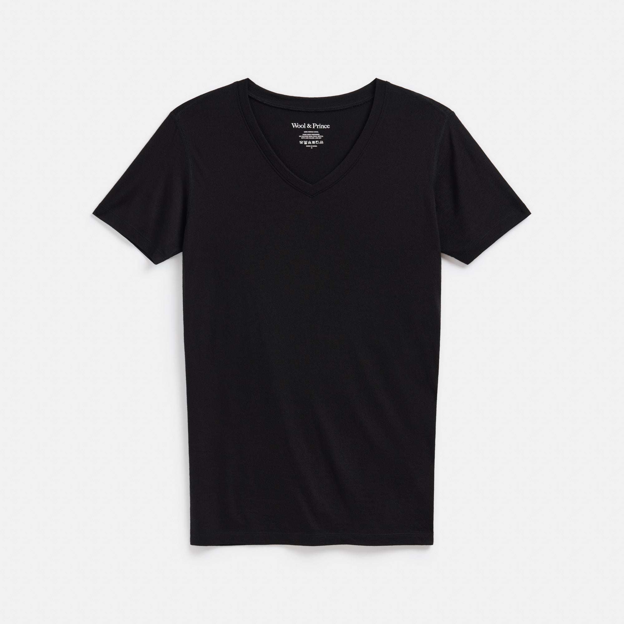 Men's 100% Merino Wool Undershirt | Black – Undershirts