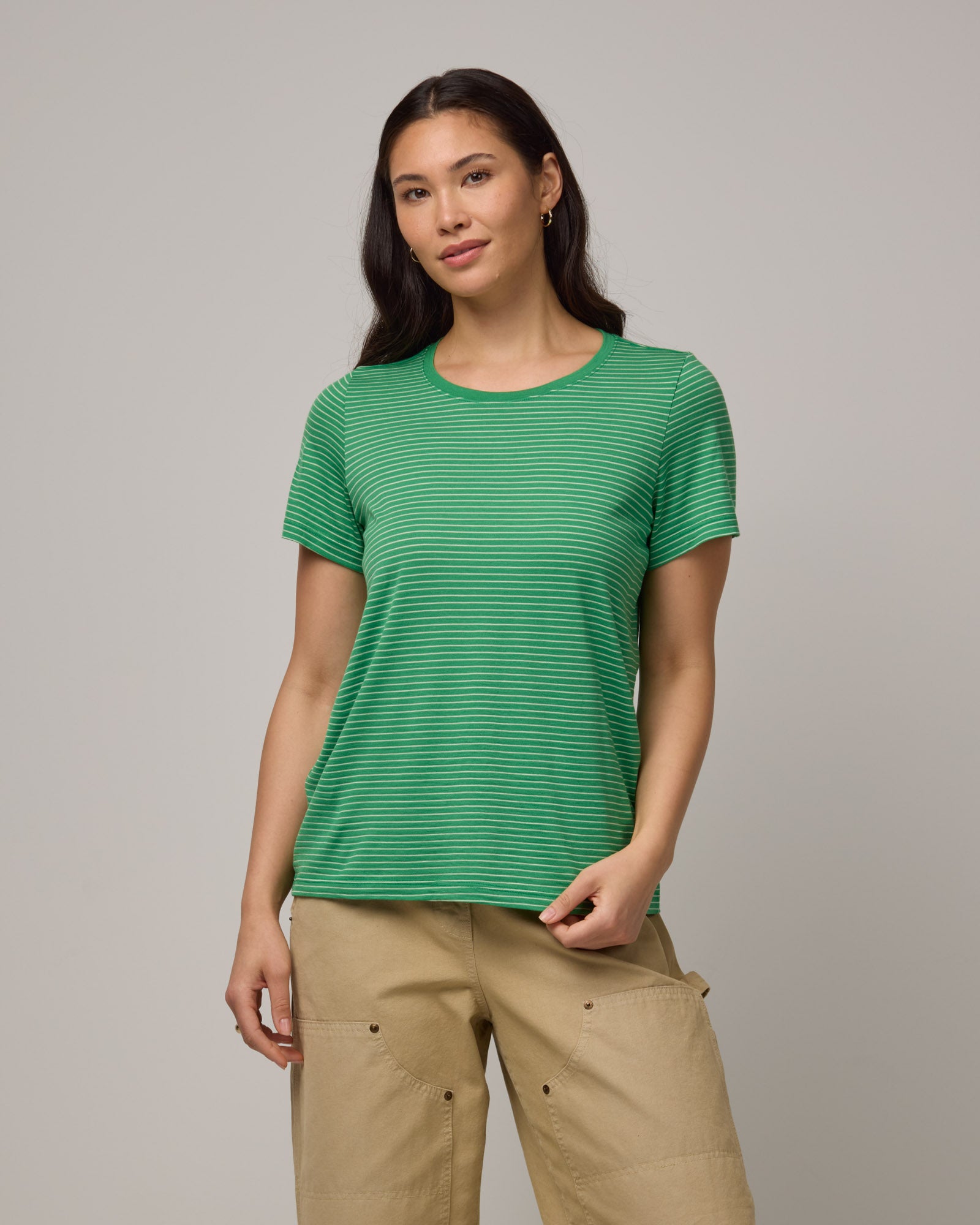 Zoe Easy Crew Neck Tee