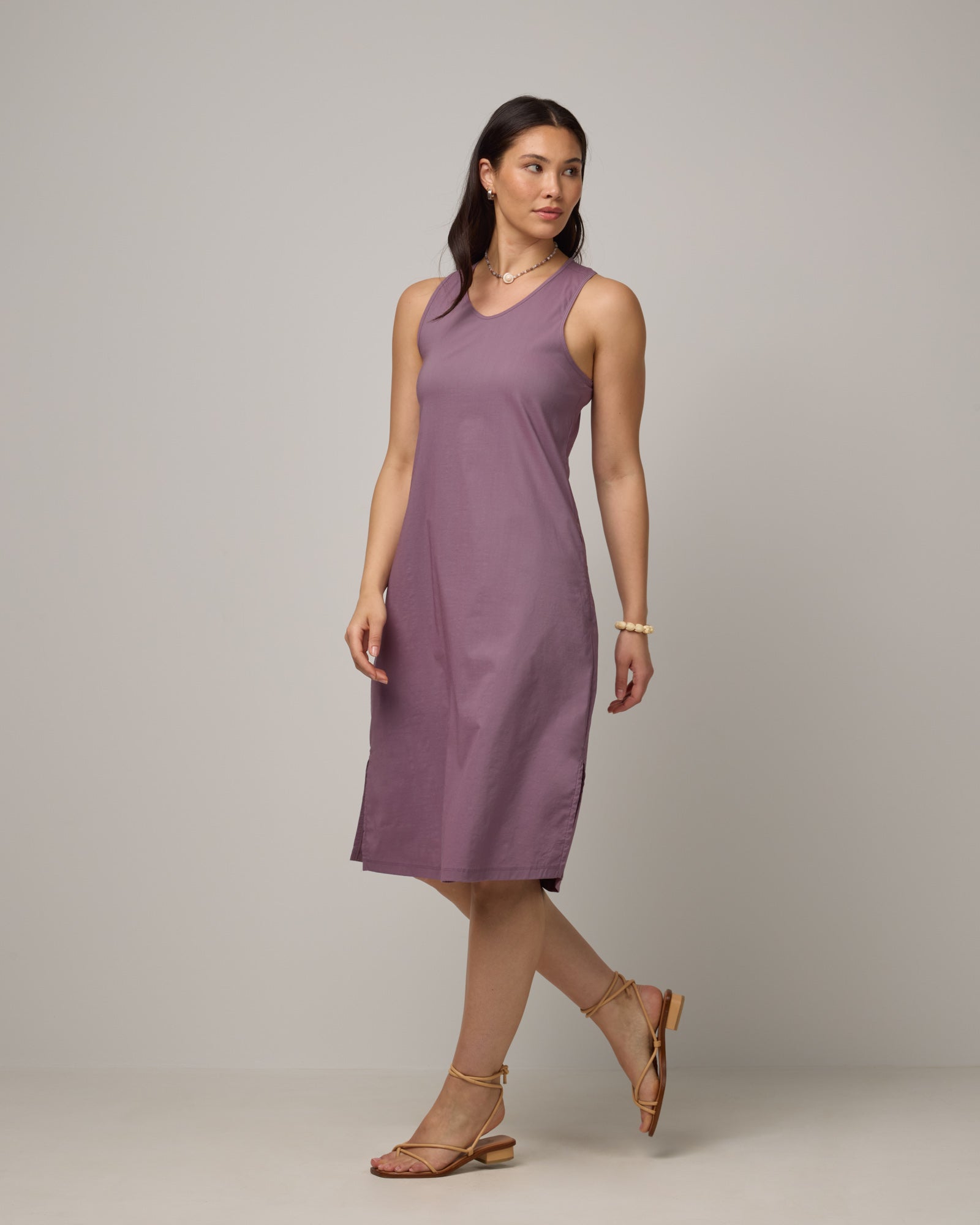 Acadia Merino Wool Racerback Dress - Lavender Acadia Merino Wool Racerback Dress - Lavender