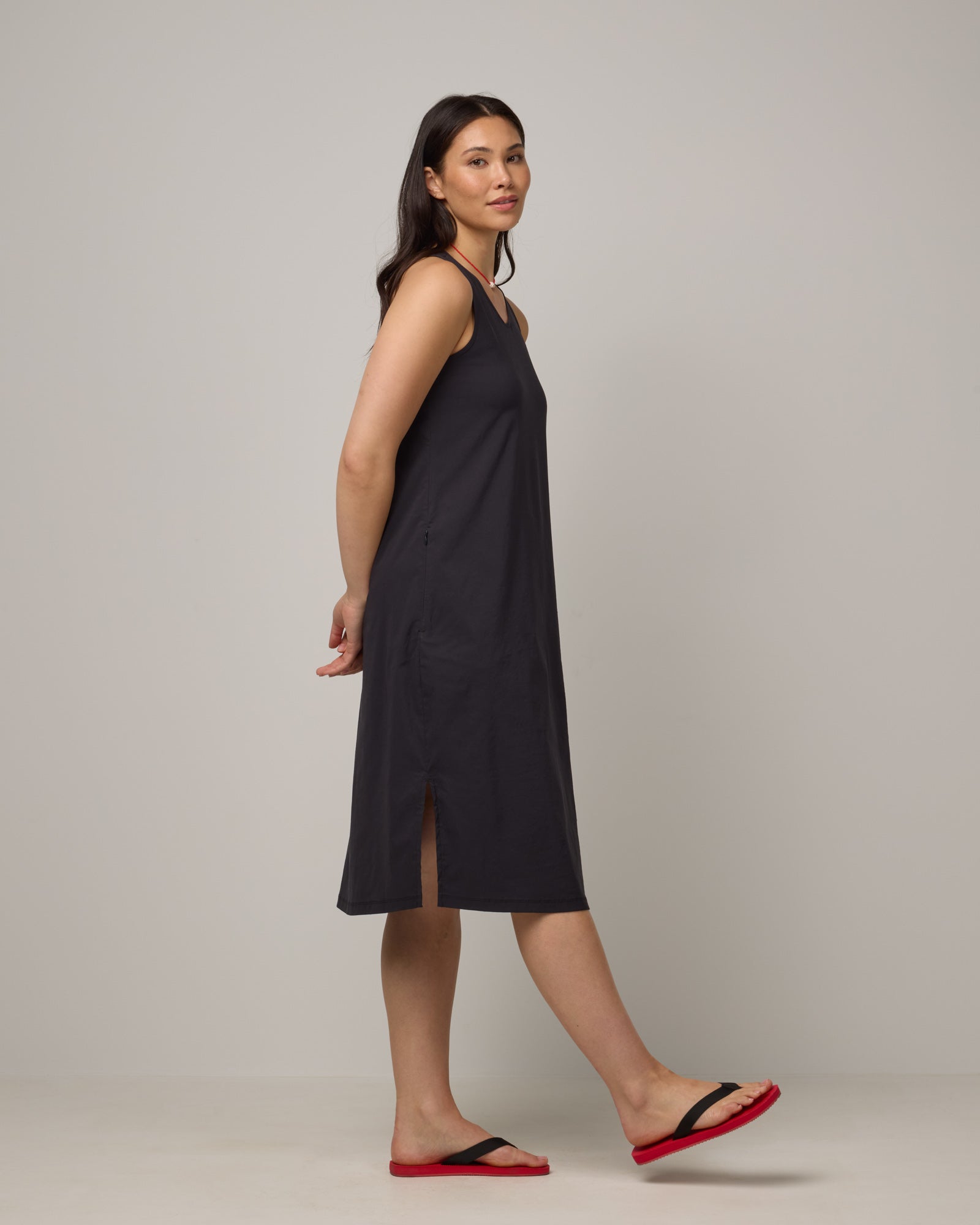 sachin and babi light blue dress Acadia Merino Wool Racerback Dress - Black – Acadia Racerback Dress