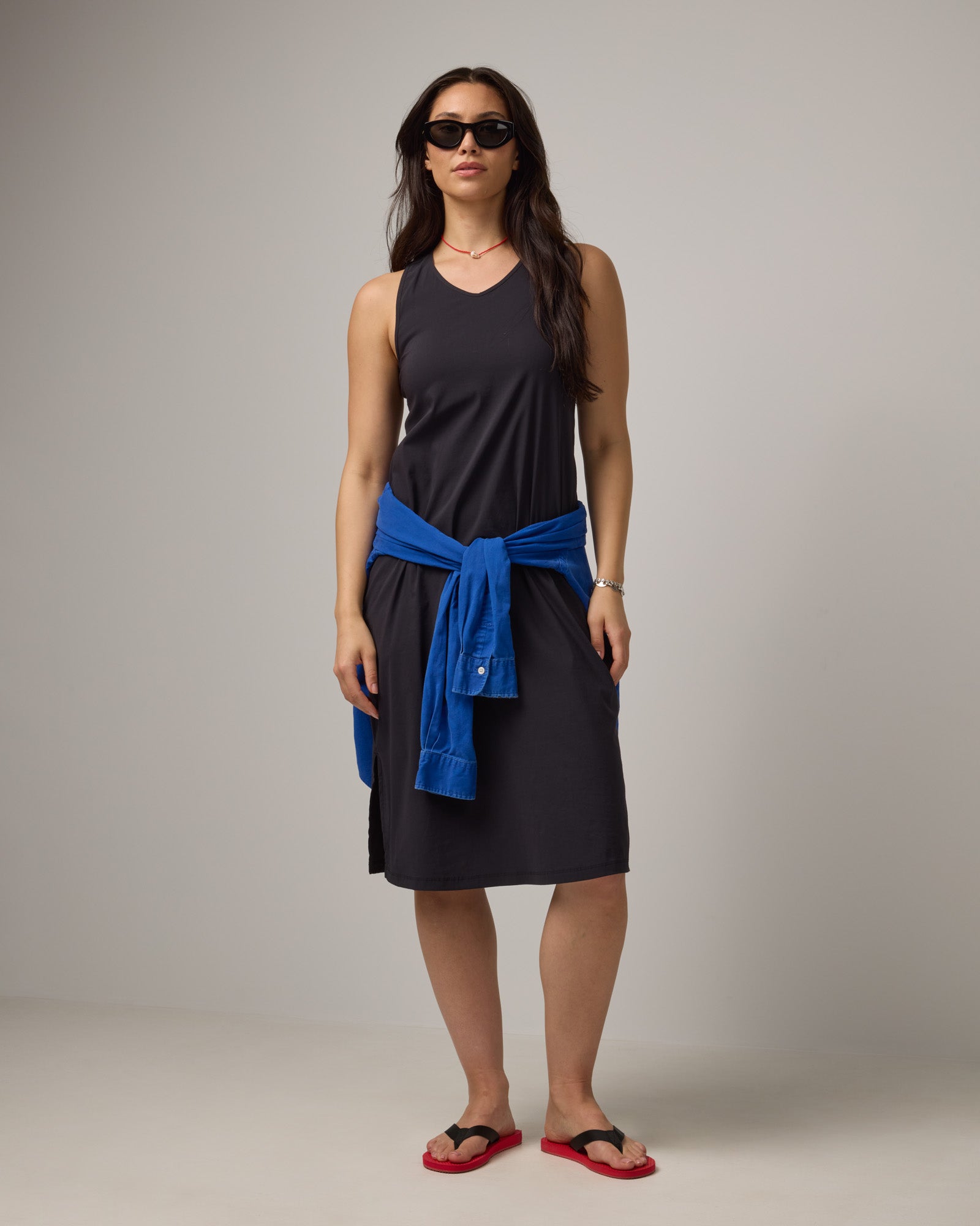 Acadia Merino Wool Racerback Dress - Black Acadia Merino Wool Racerback Dress - Black