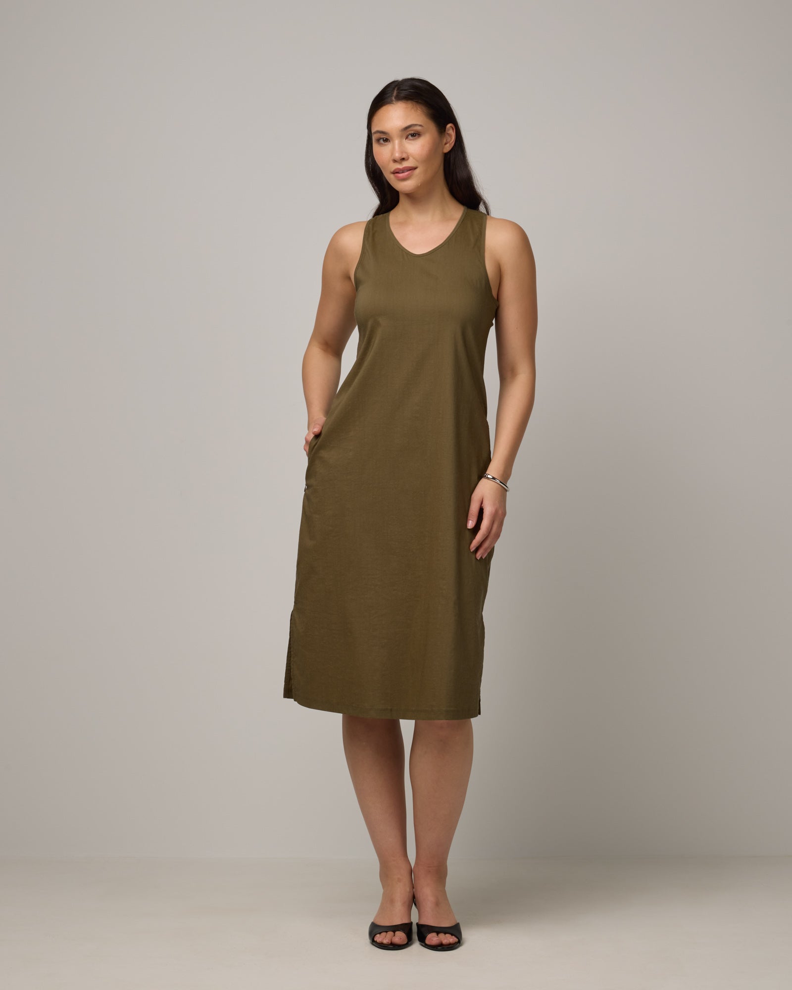 Acadia Merino Wool Racerback Dress