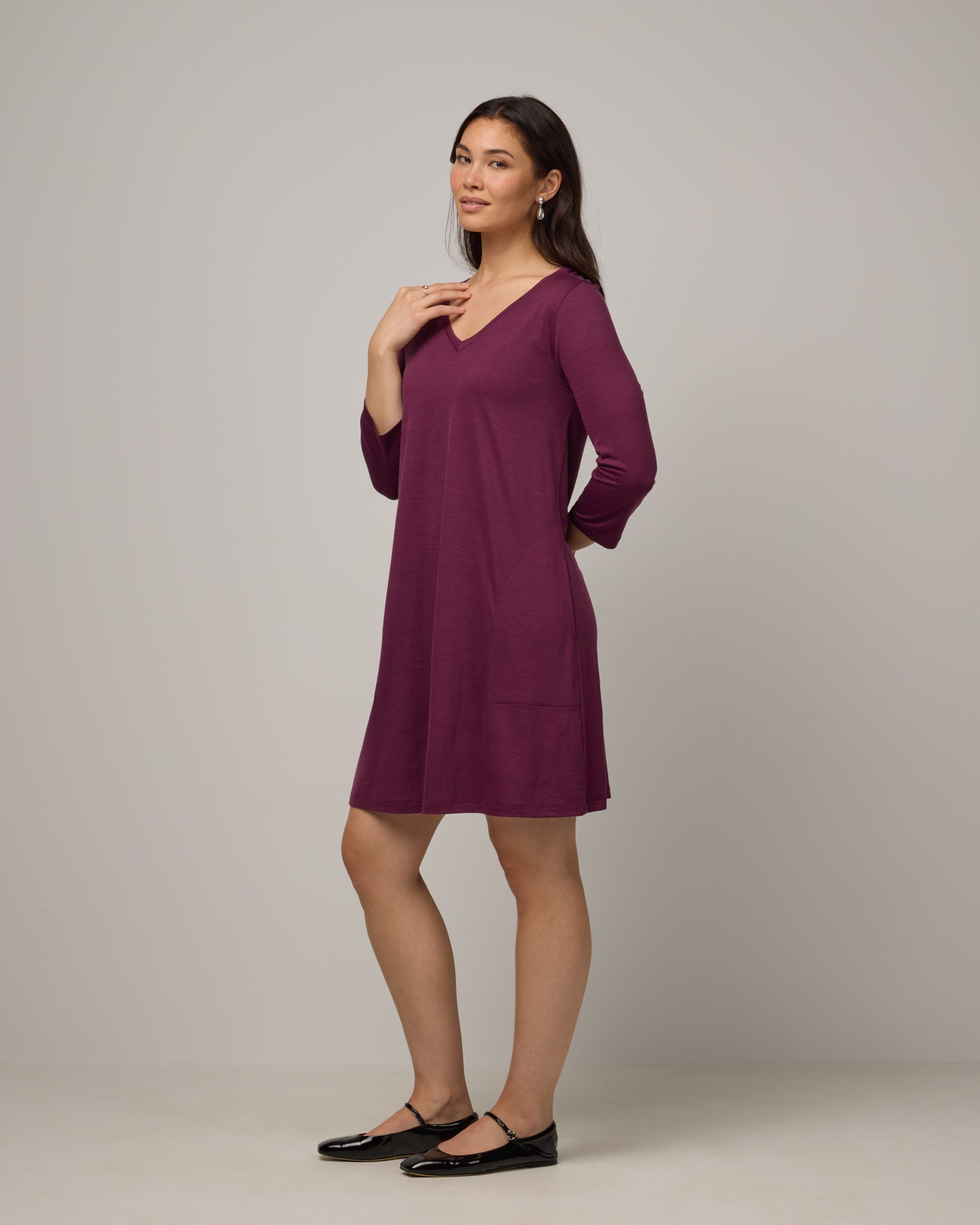 Willow Merino Wool Swing Dress