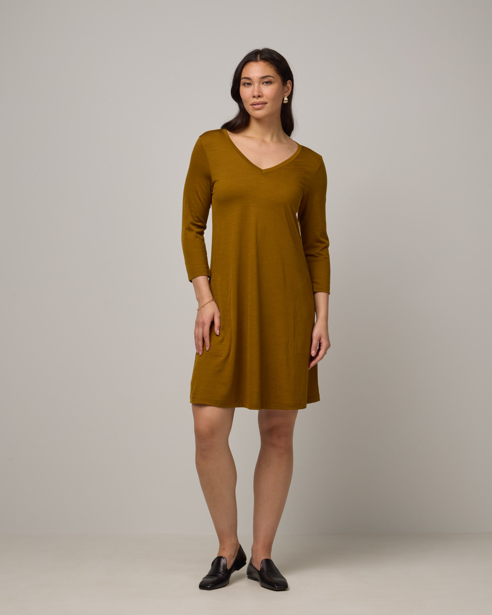 Willow Merino Wool Swing Dress