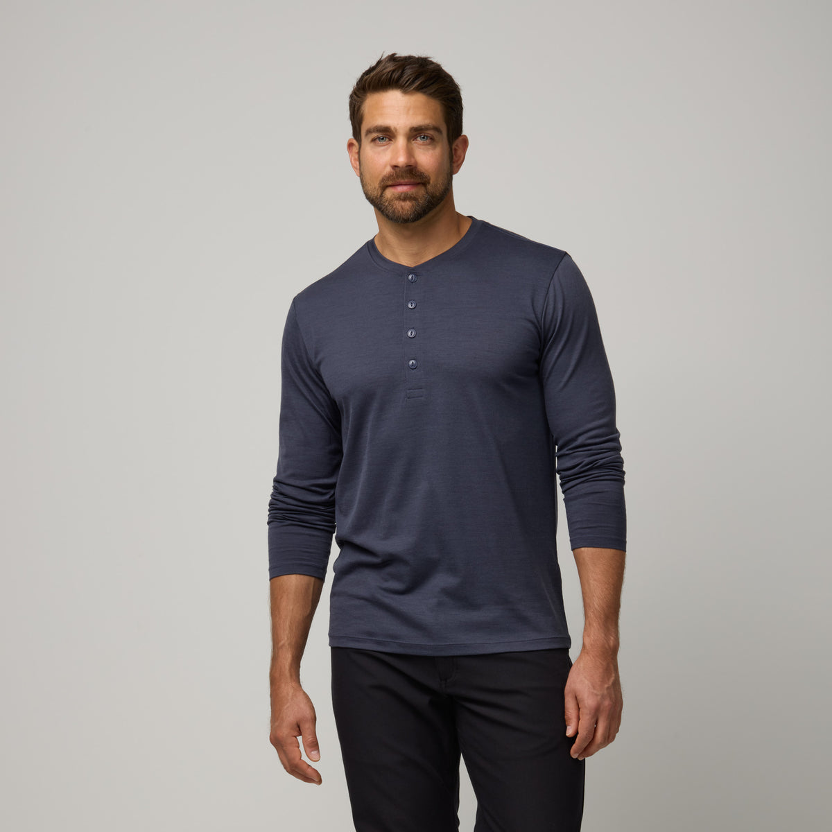 Men's Signature Long Sleeve Henley
