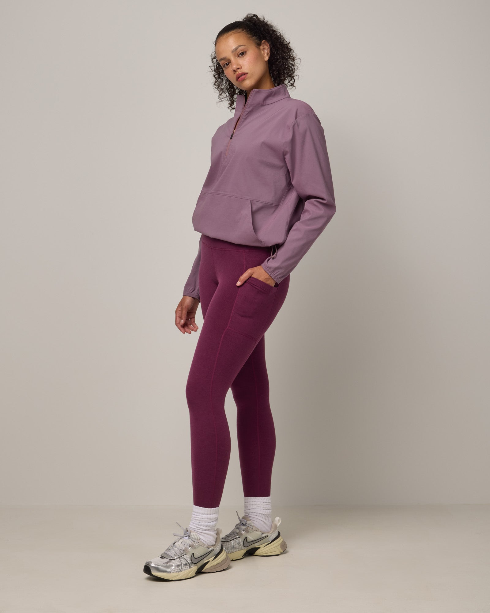 model-spec:Kenzy is is 5’8”, wearing a size S