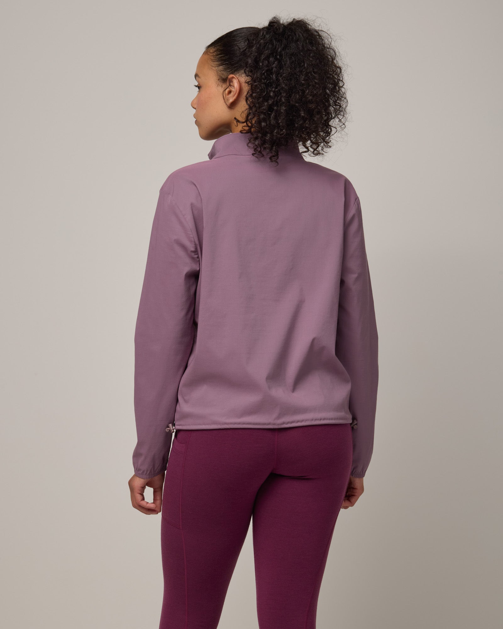 Venus Merino Wool Stretch Tech Quarter Zip - Lavender – Venus