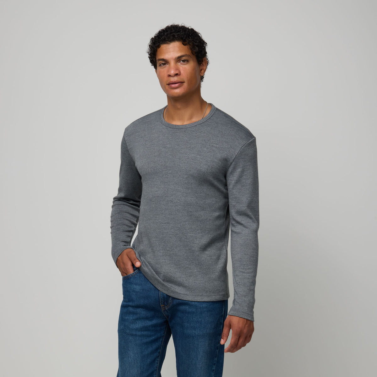 Men's Interlock Long Sleeve Tee