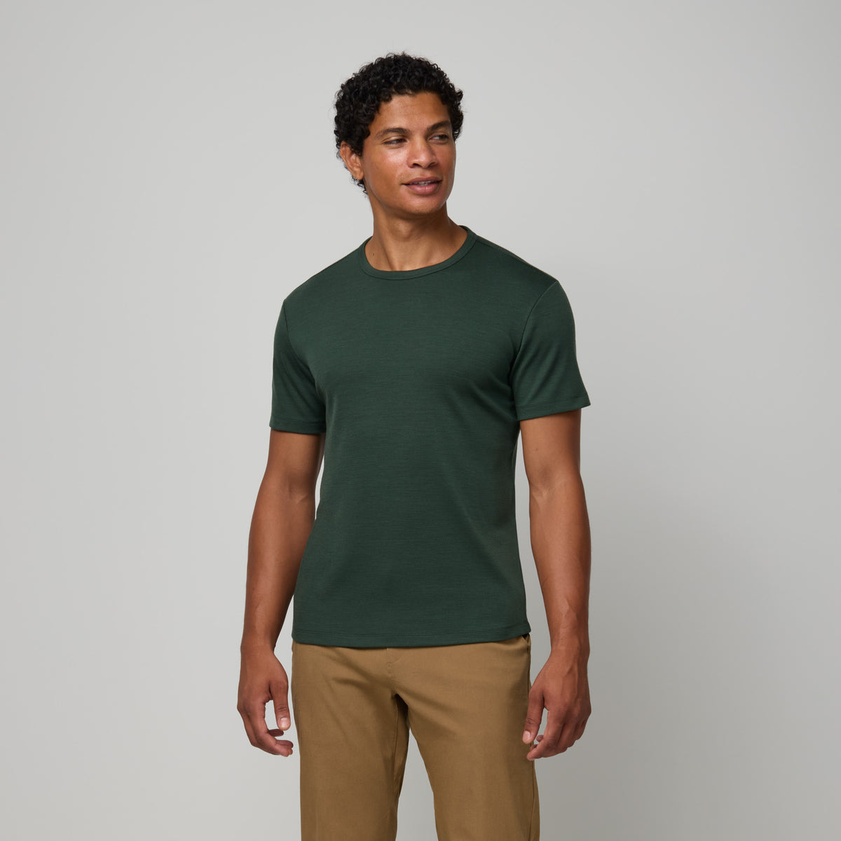 Men's Interlock Crew Neck Tee