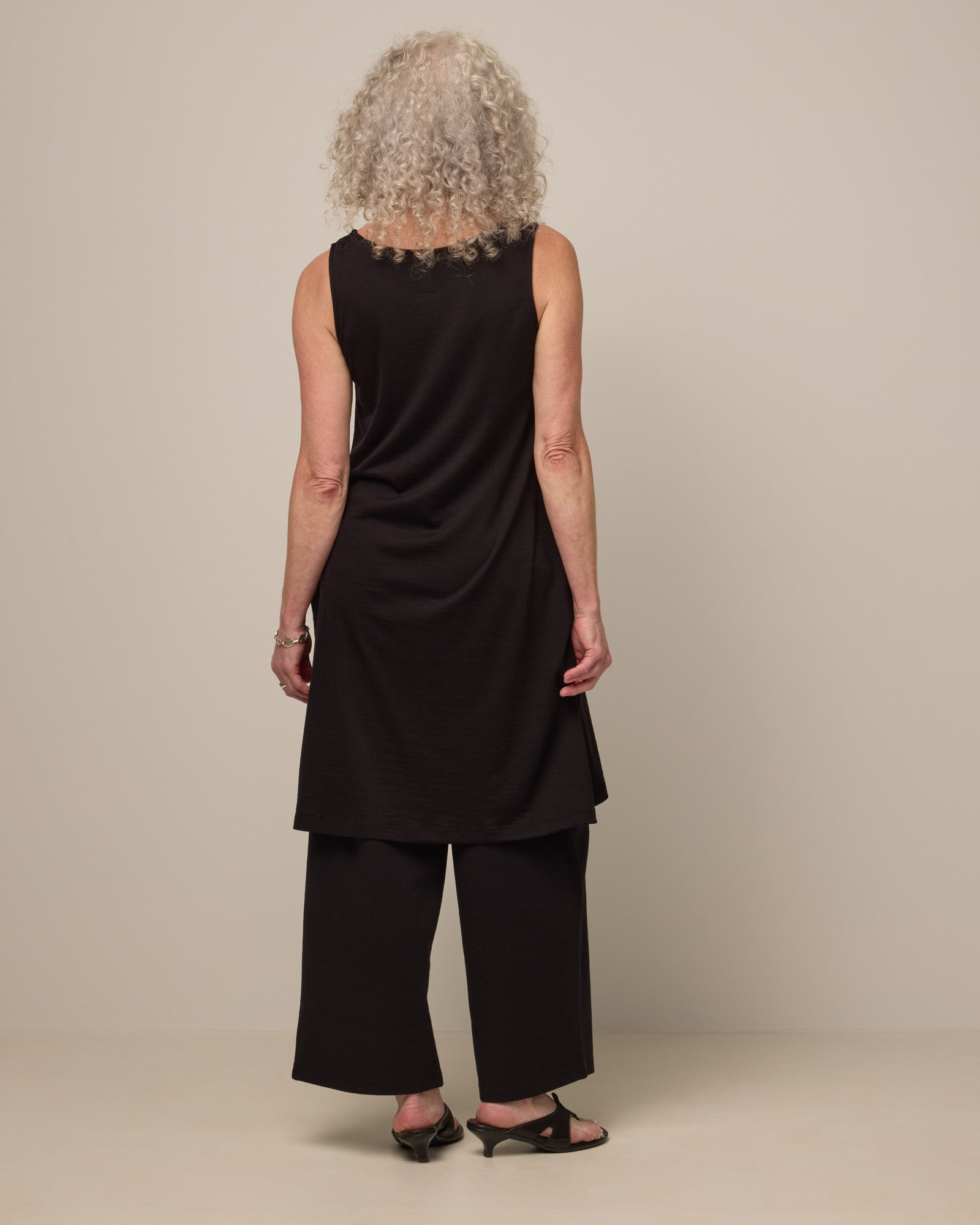 Camellia Merino Wool Tank Dress