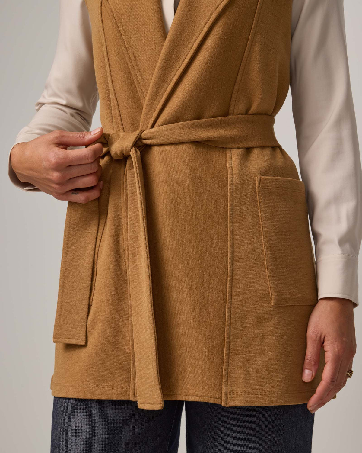 Dylan Belted Vest