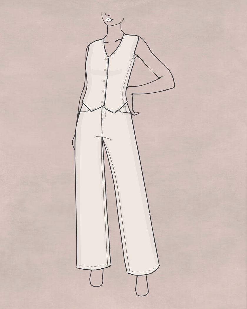 Denim Vest (Design Studio)