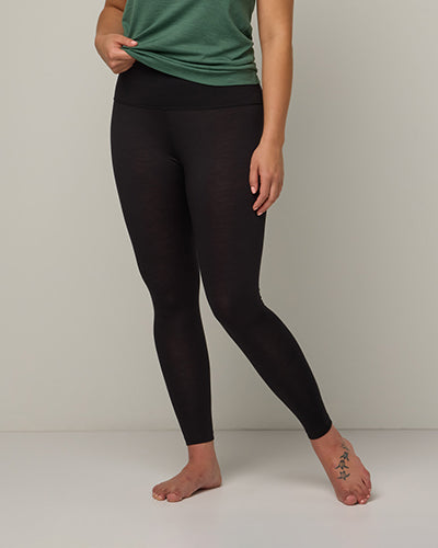 Axis Midweight Merino Wool Legging - Charcoal Heather - wool