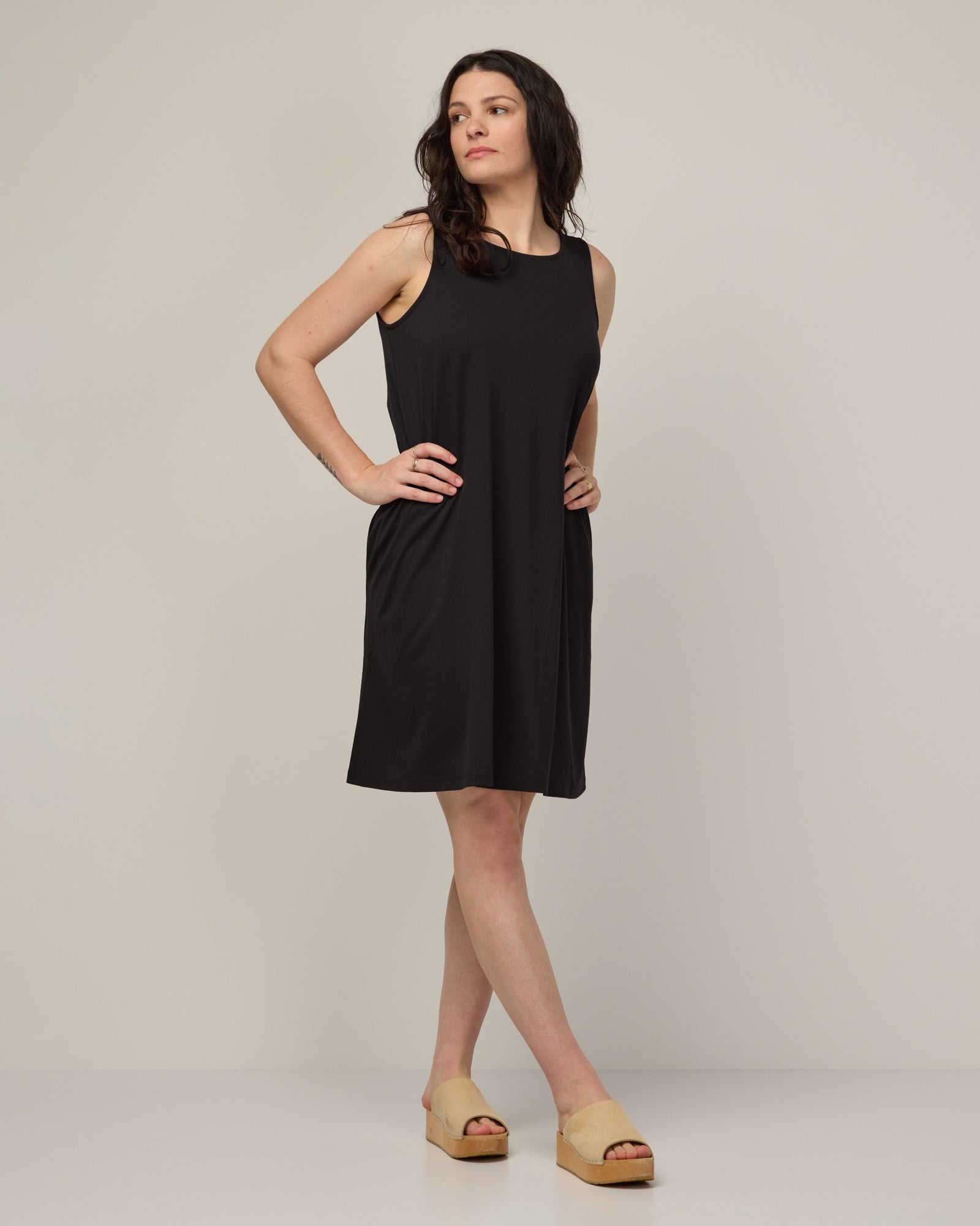 Camellia Merino Wool Tank Dress Camellia Merino Wool Tank Dress