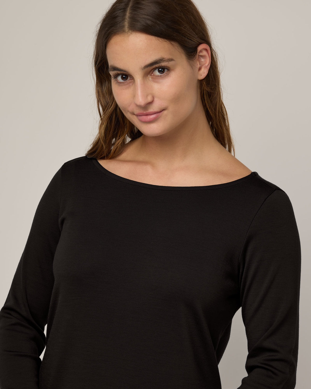 Margo Merino Wool Shift Dress - Black – Margo Shift Dress | wool&