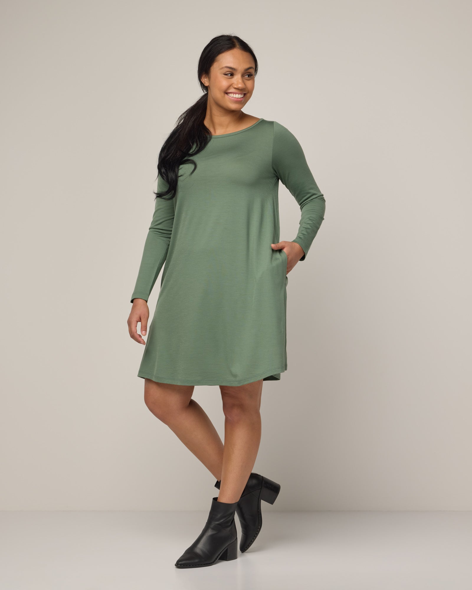 Sage on sale swing dress