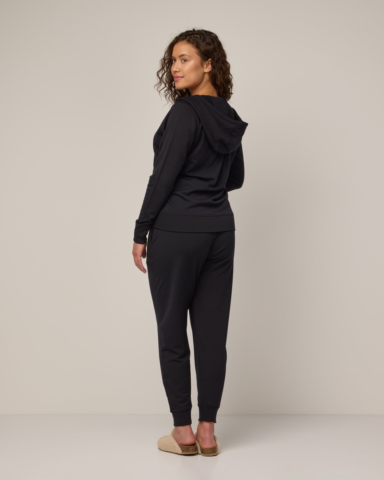 Aspen Merino Wool Full-Zip Hoodie - Black – Aspen Full-Zip Hoodie